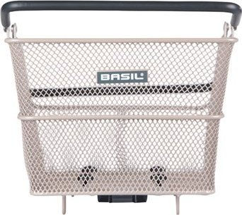 Shportë e pasme biçiklete Basil Cento MIK, 30L, çelik, e zezë