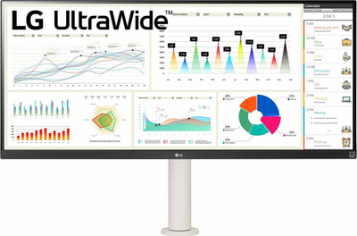 Monitor LG 34WQ68X-W UltraWide, 34\", 2560 x 1080, i bardhë