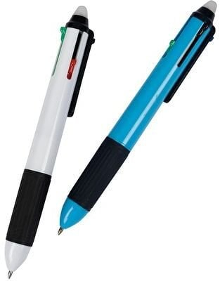 Стинолапка со 4 бои WEDO Four Color, гел избришлив, сет 12 парчиња, бело-син труп