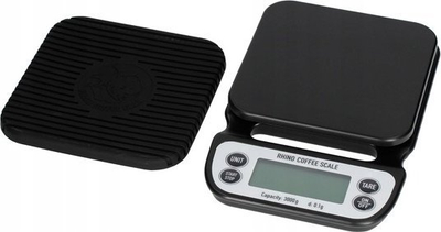 Вага за кафе Coffee Gear Brewing Scale, 3kg, со тајмер, црна