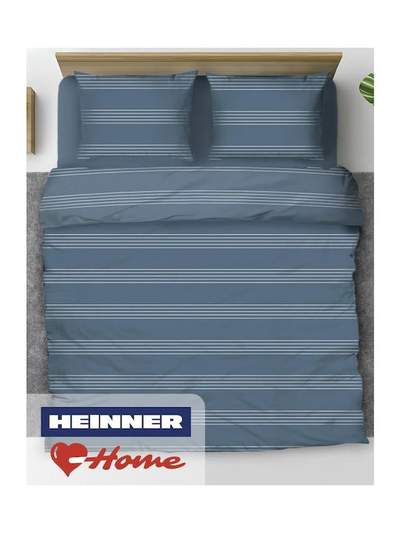 Set mbulesë jorgani Heinner Cotton Colin, dopio 200x230 cm, 100% pambuk, blu
