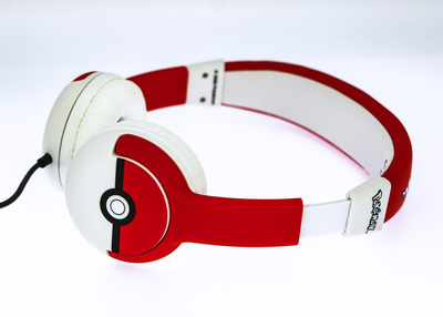 Kufje OTL Pokemon Pokeball Kids, të kuqe