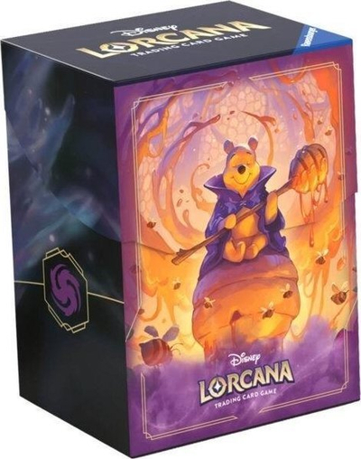 Kuti letrash Disney Lorcana Azure Blue Sea, Deck Case Winnie the Pooh, blu