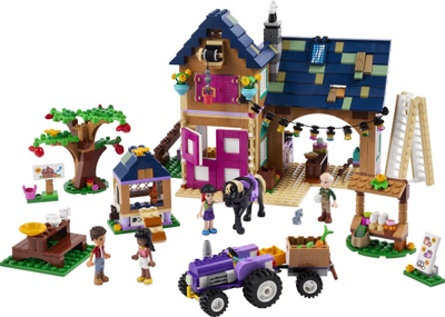 Lodër ndërtimi LEGO Friends 41721 Organic Farm, 826 pjesë, 7+ vjeç, shumëngjyrëshe
