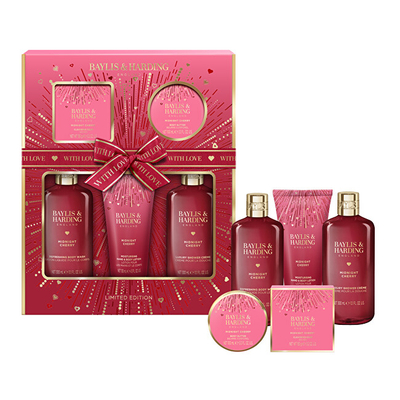 Set dhurate Baylis & Harding Midnight Cherry, 5 pjesë