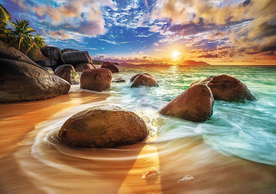 Puzzle Trefl: Samudra Beach, India (10461), 1000 elemente