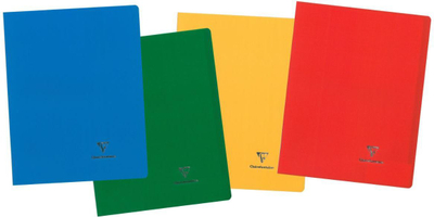 Fletore Clairefontaine KoverBook, 17x22 cm, 48 fletë me katrorë, me ngjyra të ndryshme