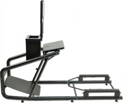 Kornizë simulator gare TrackTime Race Rig Frame, e rregullueshme, metal, e zezë