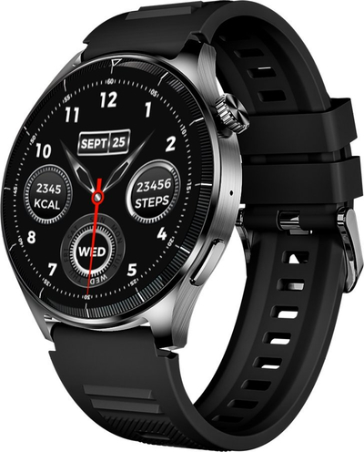 Ora e zgjuar Beafon SmartWatch 301, 1.45", IP67, Bluetooth 5.3, e zezë
