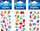 Декоративни налепници Sticker Boo Birds 483495, детски, шарени