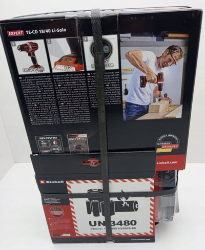 Vidërrues pa kabllo Einhell TE-CD 18/40, 18V, bateri 2.5Ah, i kuq
