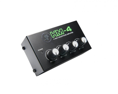 Засилувач за слушалки Mackie HM-4, 4 излези, 12 V, црн