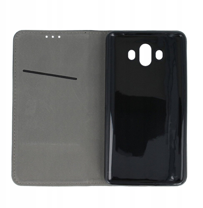 Futera magnetike Smart për Samsung Galaxy A55 5G, lëkurë eko, me këmbë mbajtëse, e zezë
