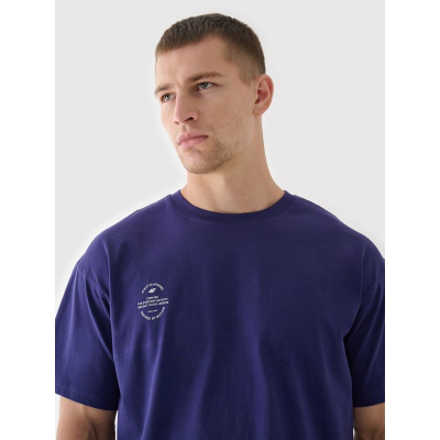 Унисекс блуза 4F Oversize Plain, памук 100%, виолетова