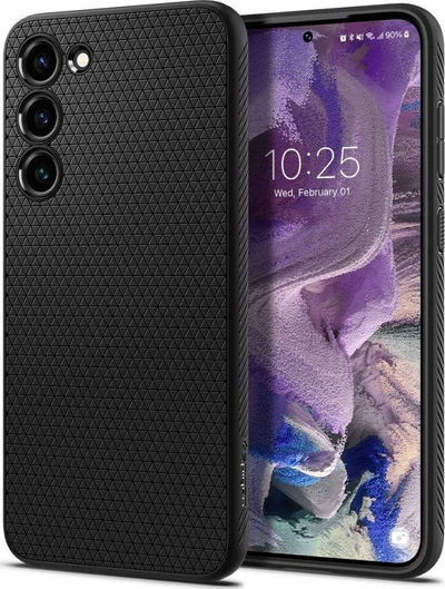 Mbrojtëse Spigen Liquid Air për Samsung Galaxy S23, e zezë