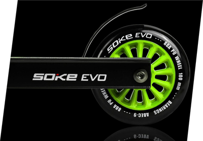 Trotinet Soke EVO, ABEC 9, jeshil