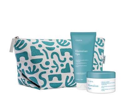 Set për femra PUPA Milano Hawaiian Spa Kit, xhel dushi 300 ml + krem për trup 150 ml