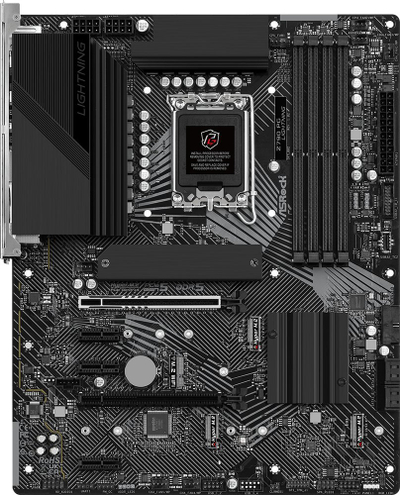 Pllakë amë ASRock Z790, e zezë