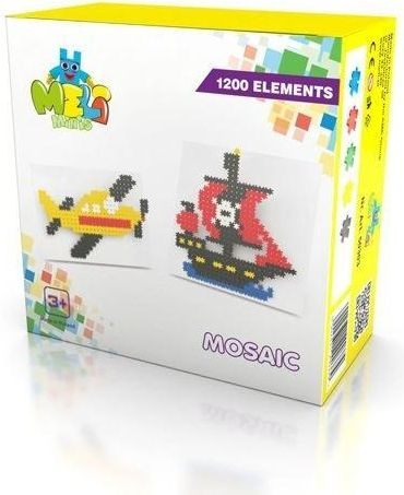 Blloqe ndërtimi Meli Minis 1200, 1200 copa, 3D, shumëngjyrëshe