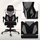 Karrige gaming Huzaro Combat 3.1, mekanizëm FlexiBack, mbështetëse këmbësh, bardh e zezë