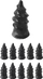 Set vida për ndreqje gomme DA148, 10 copë, vulkanizuese, i zi