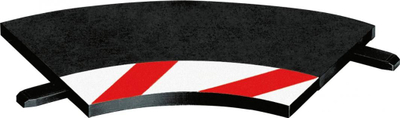 Aksesor pistë Carrera 20020551 Inside Shoulder Curve, kthesë 1/60°, set 5 pjesë, shumëngjyrëshe