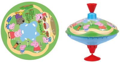 Lodër rrotulluese Lena Peppa Pig, 19cm, shumëngjyrëshe