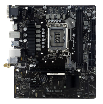 Pllakë amë Biostar B760MX2 E D4, Intel B760, LGA 1700, Micro ATX