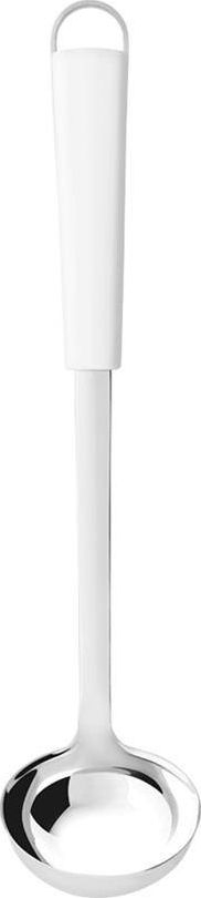 Lugë salce Brabantia Essential, çelik inox, me dorezë plastike të bardhë
