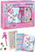 Set ditari kreativ Pulio Crystal Diary Set, me stilolaps dhe ngjitëse kristalesh, me flutura shumëngjyrëshe