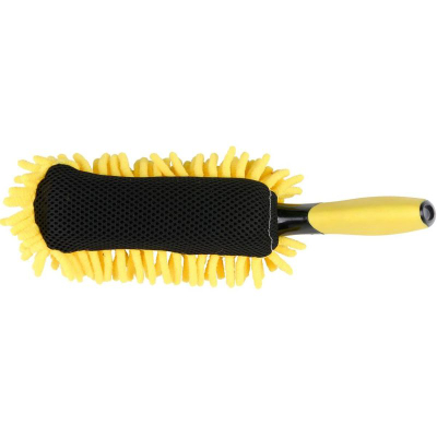 Furçë pastrimi felnesh Dunlop me mikrofibër, 32.5 cm, e verdhë