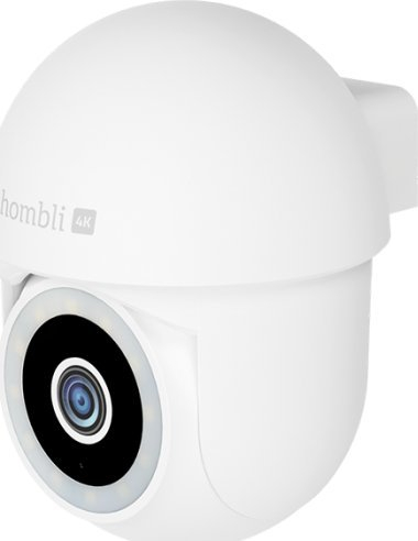 Kamerë sigurie Hombli Pan & Tilt Cam, 4K QHD, IP65, e bardhë