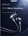 Kufje me kabllo Jellico CT-34, in-ear, 3.5 mm, 1.2 m, të zeza