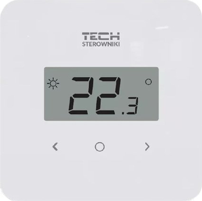 Rregullator dhome Tech T-2.1 STT-2.1WH, me kabllo, mat lagështinë, i bardhë