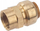 Lidhës rrëshqitës ujësjellësi Pegler Yorkshire FI 18mm 1/2" PUSH, prej bronxi