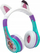 Kufje Bluetooth Gabby's Dollhouse për kalamoj, me veshë mace, pa tela, shumëngjyrëshe