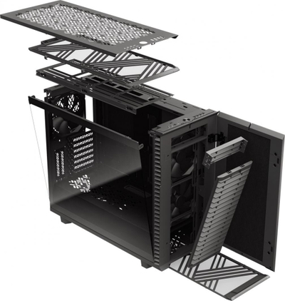 Kasë Fractal Design Define 7 TG Clear Tint, Midi Tower