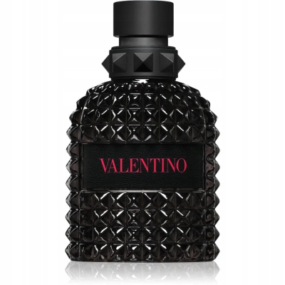 Parfum burrash Valentino Uomo Born in Roma Extra Dose Eau de Parfum, aromë e fortë, që rri gjatë, ngjyrë e zezë