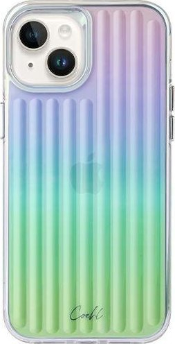 Mbrojtëse telefoni UNIQ Coehl Linear për iPhone 14 Plus 6.7", opal iridescent