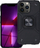 Futera Nitro për iPhone 16 Pro, me unazë metalike, e zezë