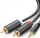 Kabllo Ugreen Jack 3.5mm - RCA (Cinch), 1.5m, e zezë