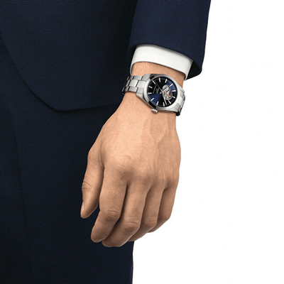 Orë për meshkuj Tissot Powermatic 80, e argjendtë
