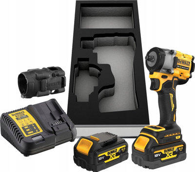 Çelës goditës me bateri Dewalt DCF923P2G, 18V XR, 3/8", 2x5Ah