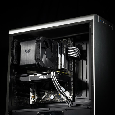 Ftohës CPU Jonsbo HX6250, single tower, 140mm PWM, i zi