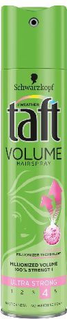 Sprej flokësh Schwarzkopf Taft Volume Ultra Strong, 250 ml