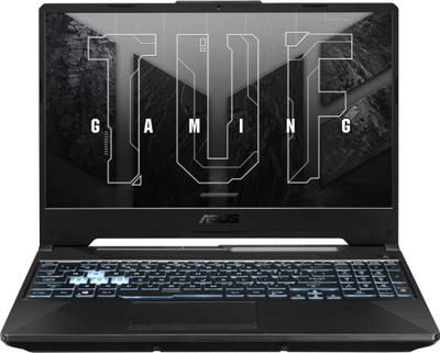 Laptop Asus TUF Gaming A15, 15.6", AMD Ryzen 5 7535HS, 8 GB RAM, 512 GB SSD, NVIDIA GeForce RTX 3050, i zi