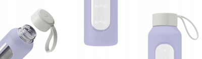 Shishe uji qelqi Wessper B1 Borosilicate, 0.5L, motivuese, Lavender