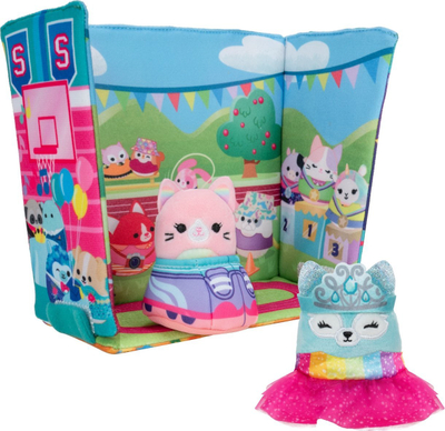 Set lodrash Squishmallows 2 në 1, me pellush, për kalamaj 3+