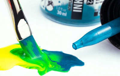 Bojë akrilike Amsterdam Aac Ink 30ml, smerald e gjelbër