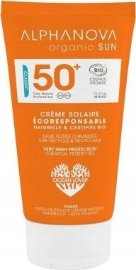 Krem dielli për fytyrë Alphanova Sun SPF50+, ekologjik, 50 g